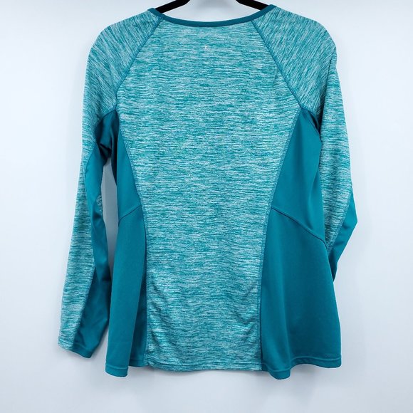 Danskin Athletic Raglan Fitted Tops, L - Picture 2 of 9